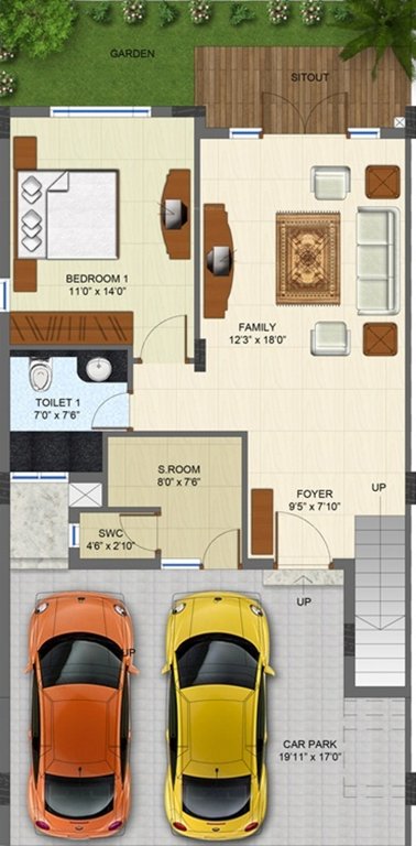 JSV Nakshatra (4BHK+4T (3,520 sq ft) + Study Room 3520 sq ft)