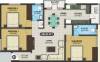 SNR Verity (3BHK+2T (1,300 sq ft) 1300 sq ft)