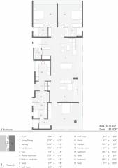 Ceebros One 74 (3BHK+4T (2,610 sq ft) + Servant Room 2610 sq ft) Ceebros One 74 (3BHK+4T (2,610 sq ft) + Servant Room 2610 sq ft)