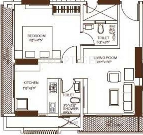 Neumec Elegance (1BHK+1T (715 sq ft) 715 sq ft)