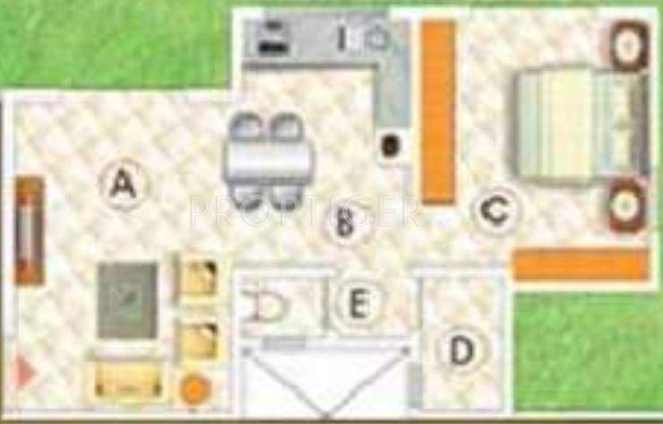 Shroff Shagun (1BHK+1T (537 sq ft) 537 sq ft)