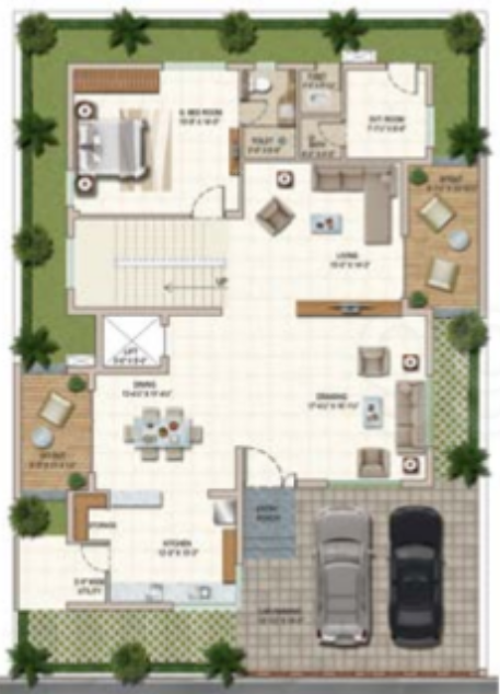  boulevard Floor Plan Ground Floor Plan