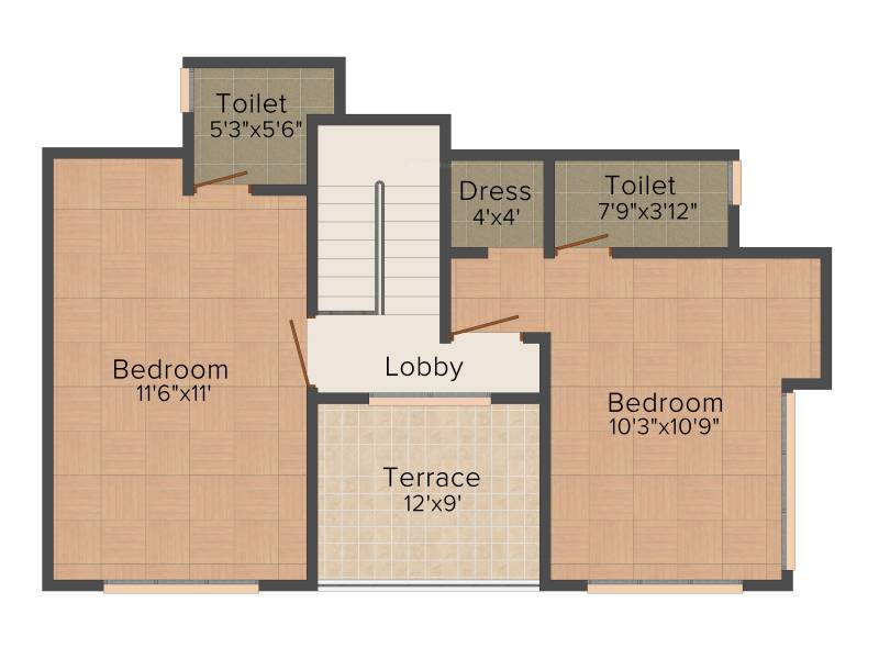 Maharshee Jairam Apartments (3BHK+3T (1,709 sq ft) 1709 sq ft)