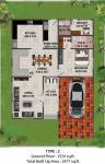 MPS Apstone Villas (3BHK+3T (2,477 sq ft) + Servant Room 2477 sq ft)