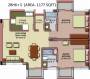 Wave Residency (2BHK+2T (1,177 sq ft) 1177 sq ft)