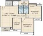 Laxmi Avenue D (2BHK+2T (940 sq ft) 940 sq ft)