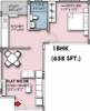 CMRS Quanta (1BHK+1T (658 sq ft) 658 sq ft)