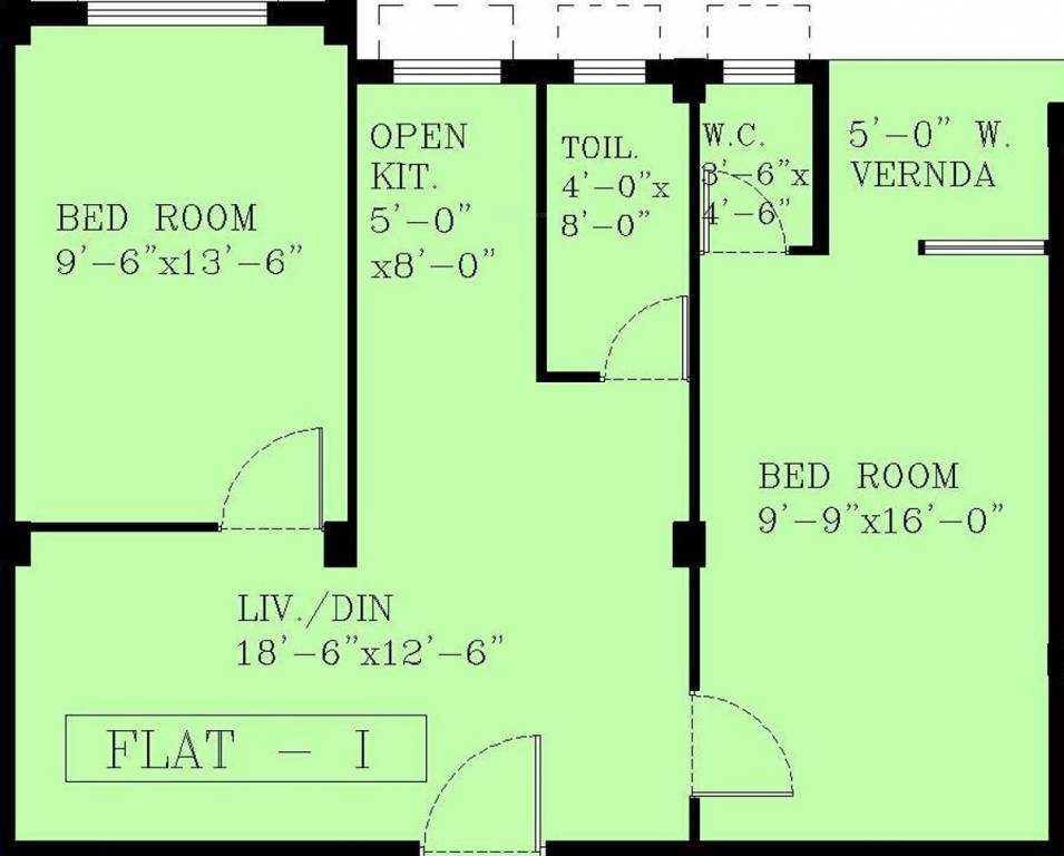 Rechi Anandi Villa (2BHK+2T (861 sq ft) 861 sq ft) Rechi Anandi Villa (2BHK+2T (861 sq ft) 861 sq ft)