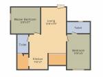 CMRS Lotus (2BHK+2T (1,041 sq ft) 1041 sq ft) CMRS Lotus (2BHK+2T (1,041 sq ft) 1041 sq ft)