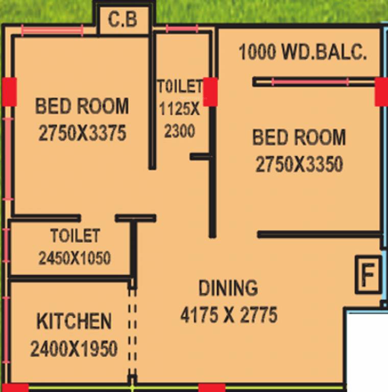Satyam Lokenath Tower (2BHK+2T (785 sq ft) 785 sq ft) Satyam Lokenath Tower (2BHK+2T (785 sq ft) 785 sq ft)
