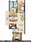 Omaxe Hazratganj Residency (3BHK+3T (1,710 sq ft) 1710 sq ft)