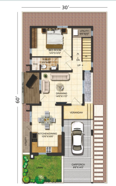  supreme Floor Plan Ground Floor Plan