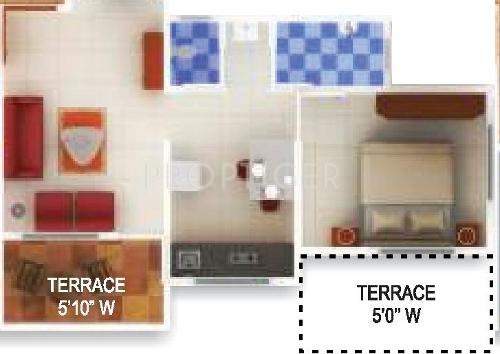 Shivam Majestica (1BHK+1T (468 sq ft) 468 sq ft)