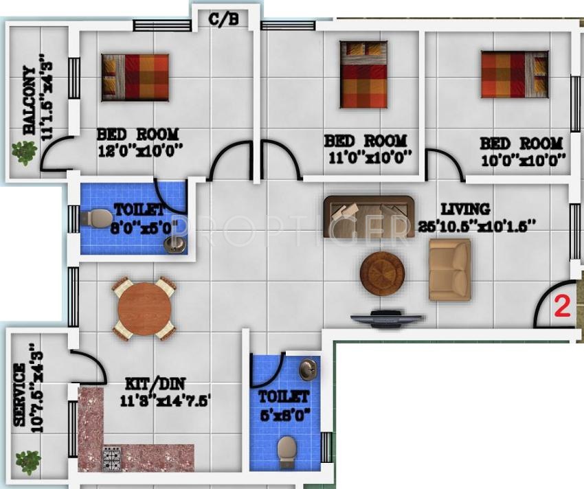 JK Adhavaa (3BHK+2T (1,255 sq ft) 1255 sq ft) JK Adhavaa (3BHK+2T (1,255 sq ft) 1255 sq ft)