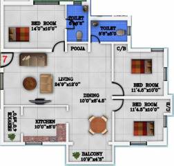 JK Adhavaa (3BHK+2T (1,395 sq ft) 1395 sq ft) JK Adhavaa (3BHK+2T (1,395 sq ft) 1395 sq ft)