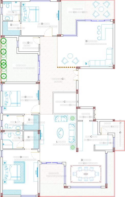 Pavani Stratos (3BHK+3T (4,200 sq ft) 4200 sq ft)