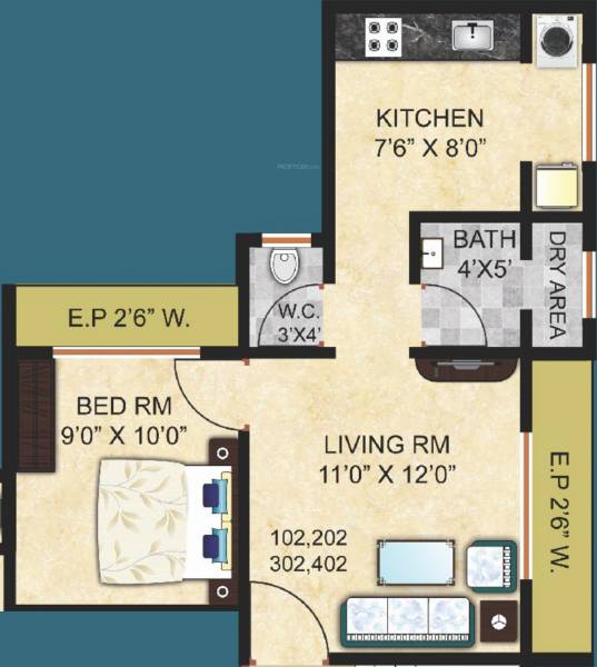 Shashwat Yogeshwar Arcade (1BHK+1T (695 sq ft) 695 sq ft) Shashwat Yogeshwar Arcade (1BHK+1T (695 sq ft) 695 sq ft)