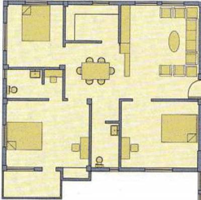 Bengal Peerless Housing Alaktika (3BHK+3T (1,400 sq ft) 1400 sq ft)