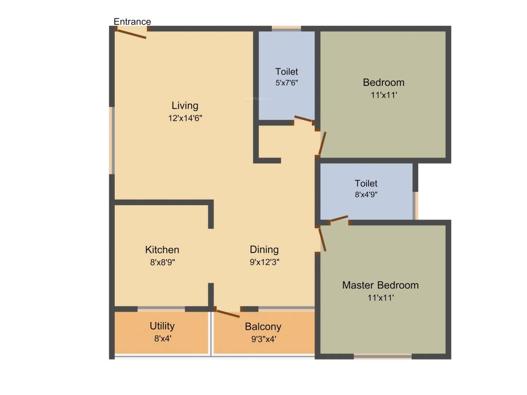 Siri Heritage (2BHK+2T (1,020 sq ft) 1020 sq ft)