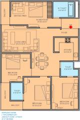 Space Aanantham Apartments (4BHK+3T (1,260 sq ft) + Pooja Room 1260 sq ft)