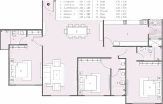 Hubtown The Grove (3BHK+3T (1,810 sq ft) 1810 sq ft) Hubtown The Grove (3BHK+3T (1,810 sq ft) 1810 sq ft)