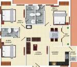 India Nalanda Elite (3BHK+3T (1,400 sq ft) 1400 sq ft)