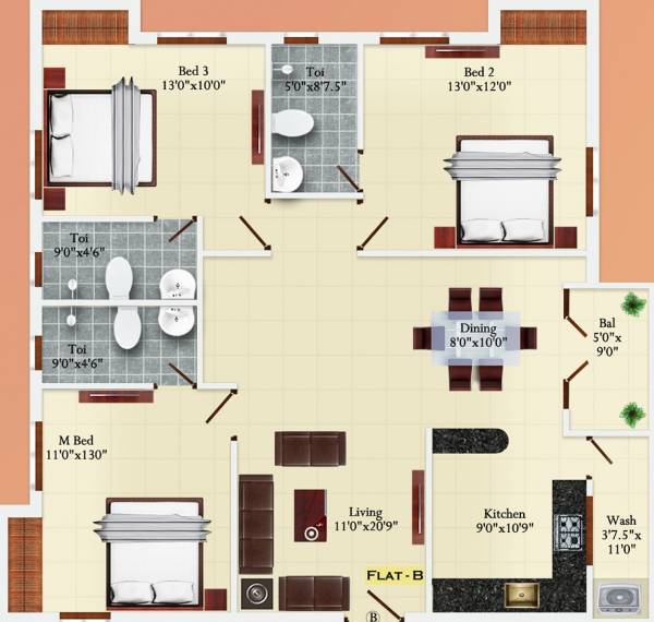 India Smruti (3BHK+3T (1,472 sq ft) 1472 sq ft) India Smruti (3BHK+3T (1,472 sq ft) 1472 sq ft)