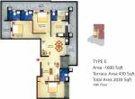 Favourite The Town Square (3BHK+4T (2,030 sq ft) 2030 sq ft)