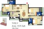 Favourite The Town Square (3BHK+4T (1,575 sq ft) 1575 sq ft)