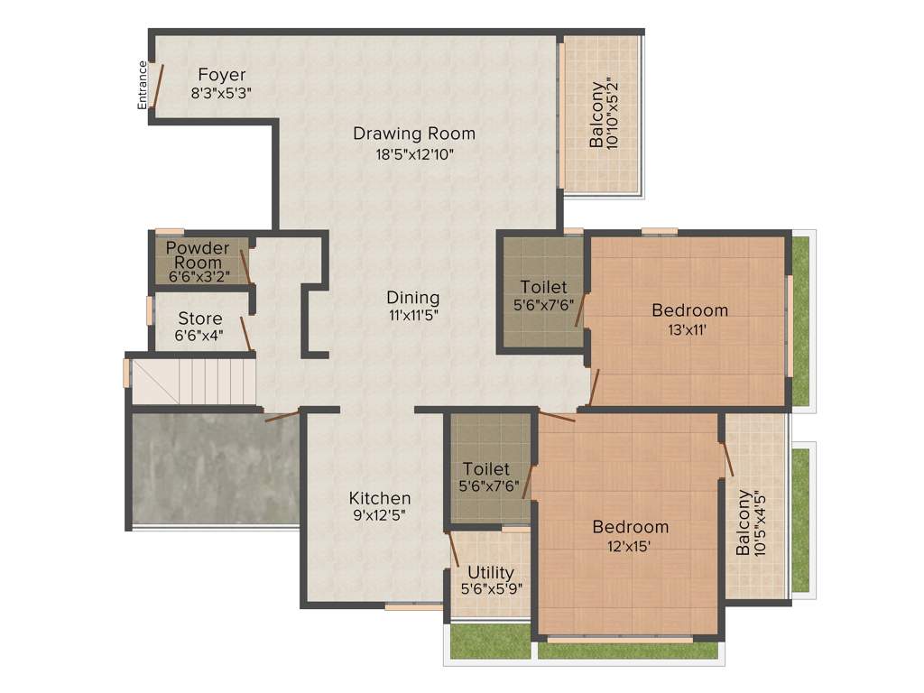 Venus Venus Pahel (4BHK+4T (2,961 sq ft) 2961 sq ft)