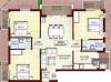 Rajkham Orchid (3BHK+2T (1,364 sq ft) 1364 sq ft)