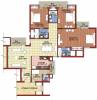 Parsvnath Exotica (3BHK+3T (2,030 sq ft)   Servant Room 2030 sq ft)