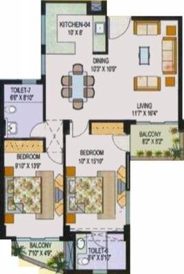 AWHO Delhi Sandeep Vihar (2BHK+2T (1,224 sq ft) 1224 sq ft) AWHO Delhi Sandeep Vihar (2BHK+2T (1,224 sq ft) 1224 sq ft)