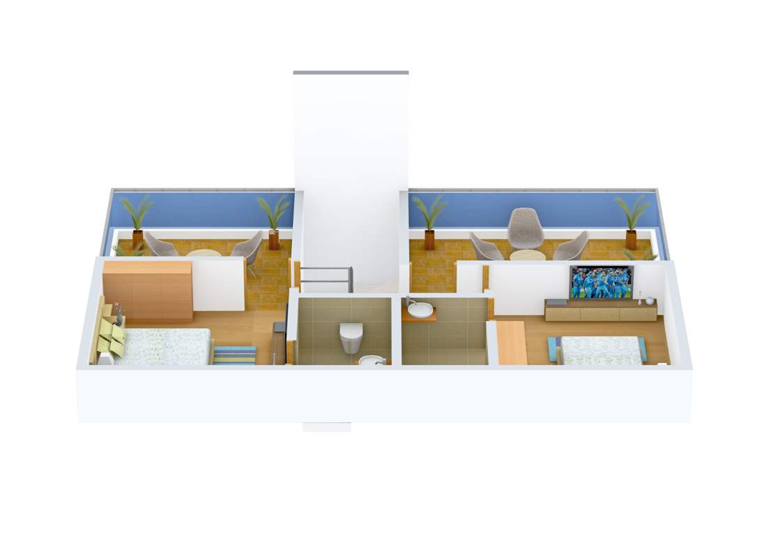 Annciya Edens Premium Villas (3BHK+3T (982 sq ft) 982 sq ft)