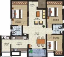 Isha Armonia (3BHK+3T (1,373 sq ft) 1373 sq ft) Isha Armonia (3BHK+3T (1,373 sq ft) 1373 sq ft)