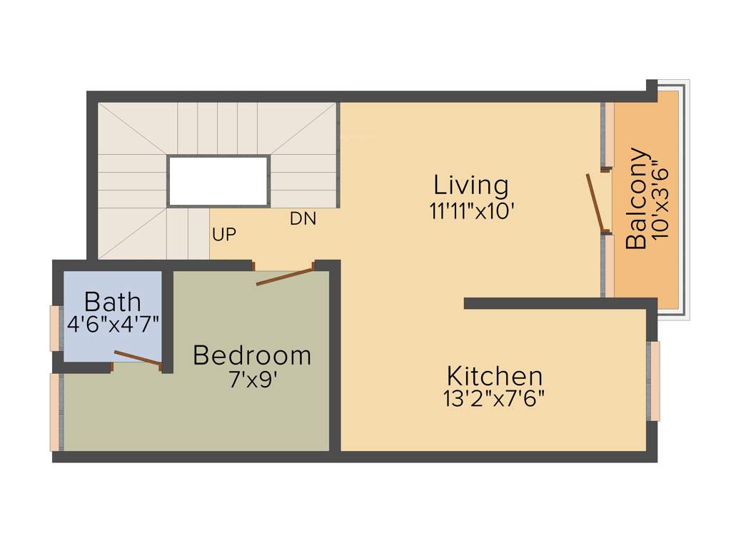 MGP Dalia (3BHK+4T (1,400 sq ft) 1400 sq ft)