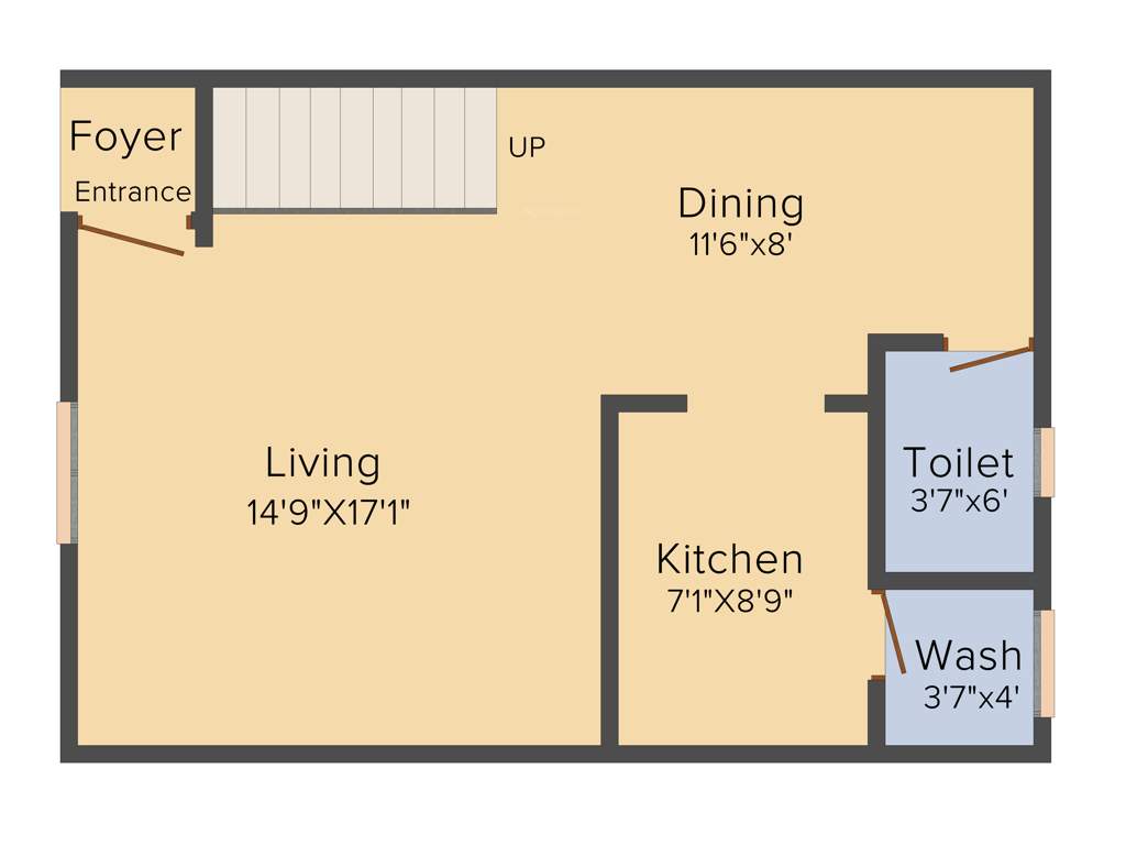 Sekaran Rowlands Avenue (2BHK+3T (1,324 sq ft) 1324 sq ft)