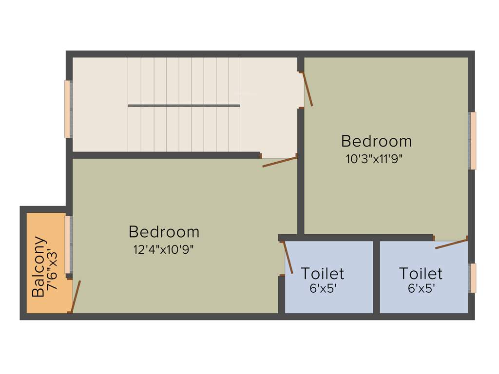 Sekaran Rowlands Avenue (2BHK+3T (1,265 sq ft) 1265 sq ft)