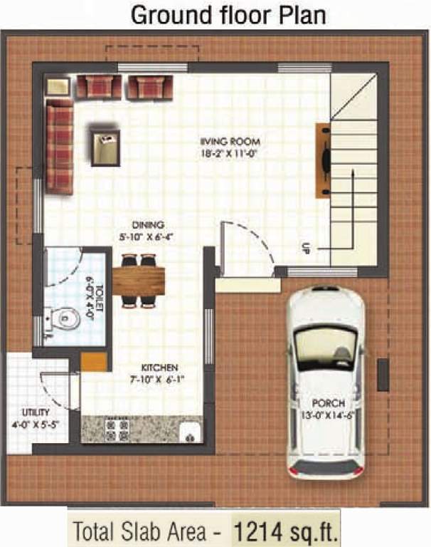 Mr Anandini Homes (2BHK+2T (1,214 sq ft) 1214 sq ft)