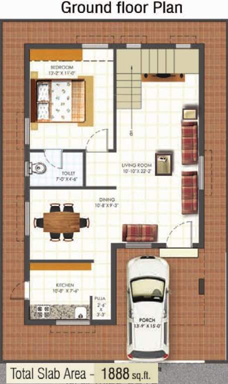 Mr Anandini Homes (3BHK+3T (1,888 sq ft) 1888 sq ft)