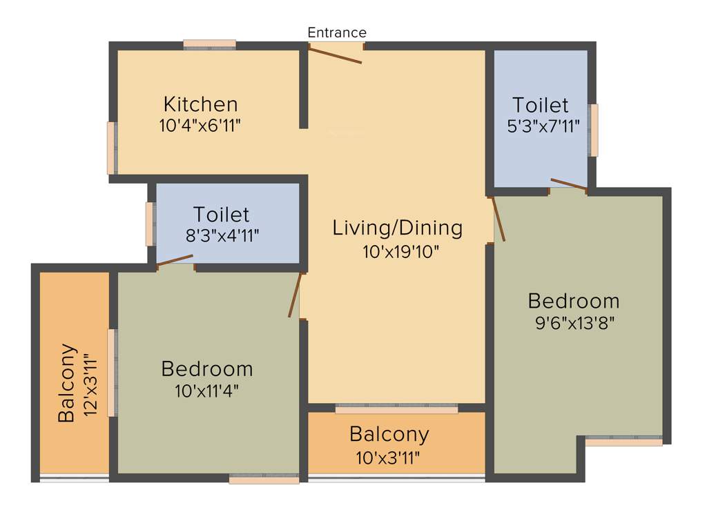 Arun Sankara (2BHK+2T (970 sq ft) + Pooja Room 970 sq ft)