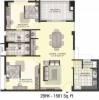 Ramky Atlanits (2BHK+2T (1,581 sq ft) 1581 sq ft)