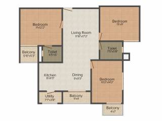 Vahe Imperial Gardens (3BHK+2T (1,395 sq ft) 1395 sq ft) Vahe Imperial Gardens (3BHK+2T (1,395 sq ft) 1395 sq ft)