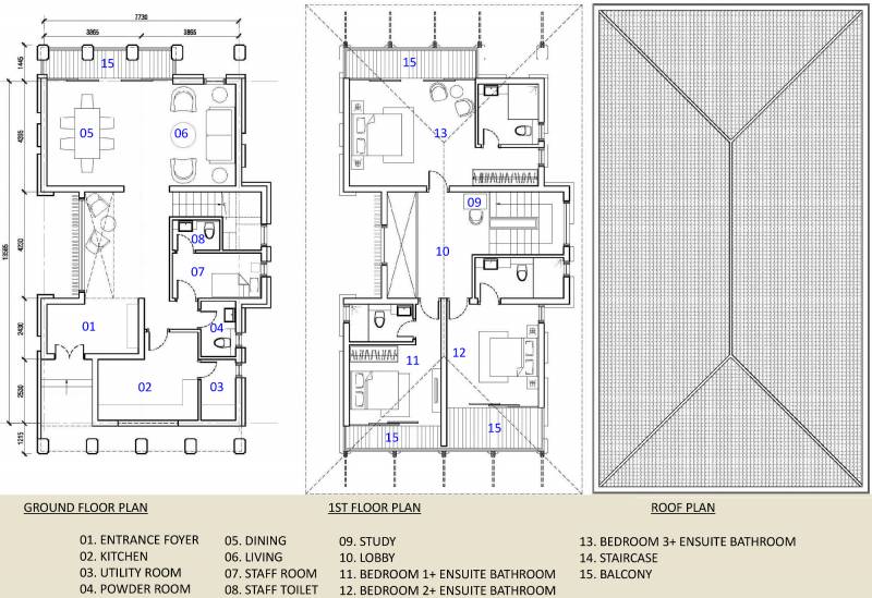 Sun Nerul Resort Villas (3BHK+4T (2,587 sq ft) + Study Room 2587 sq ft)