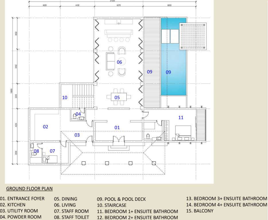 Sun Nerul Resort Villas (4BHK+5T (3,933 sq ft) 3933 sq ft)
