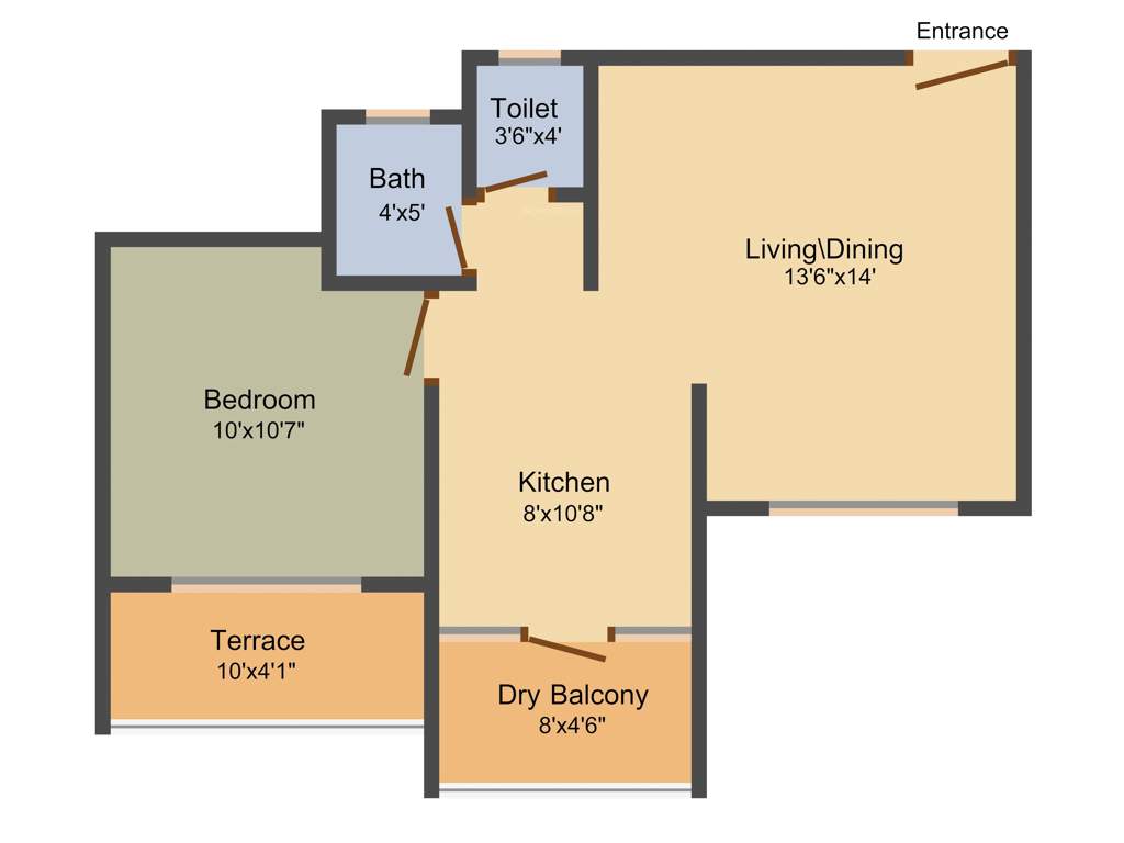 Malkani Bon Vivant (1BHK+1T (652 sq ft) 652 sq ft)
