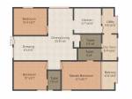 BPR Pearl Celestial (3BHK+3T (1,784 sq ft) 1784 sq ft) BPR Pearl Celestial (3BHK+3T (1,784 sq ft) 1784 sq ft)