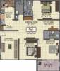 BPR Pearl Celestial (3BHK+3T (1,821 sq ft) + Study Room 1821 sq ft)