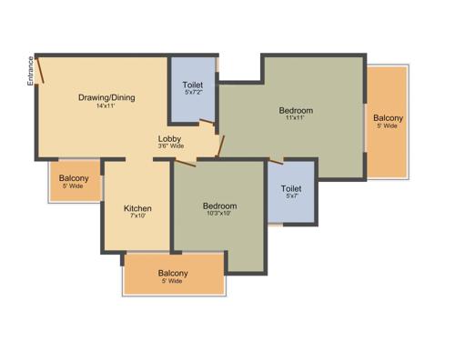 Aadhaar Jan Ghar Awas Yojna (2BHK+2T (1,095 sq ft) 1095 sq ft) Aadhaar Jan Ghar Awas Yojna (2BHK+2T (1,095 sq ft) 1095 sq ft)