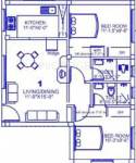 Palace Sai Amruta (2BHK+2T (746 sq ft) 746 sq ft) Palace Sai Amruta (2BHK+2T (746 sq ft) 746 sq ft)